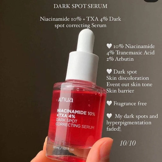 Anua Dark Spot Serum (Niacinamide 10% + Tranexamic Acid 4%)